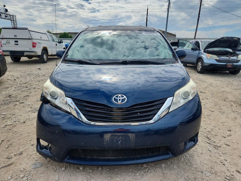 2012 Toyota Sienna VIN 5TDKK3DC7CS245727 COPART salvage auction — FRONT END, Oh - Cert Of Title-Salvage, sold $175 on 2026-07-31 (photo 5)