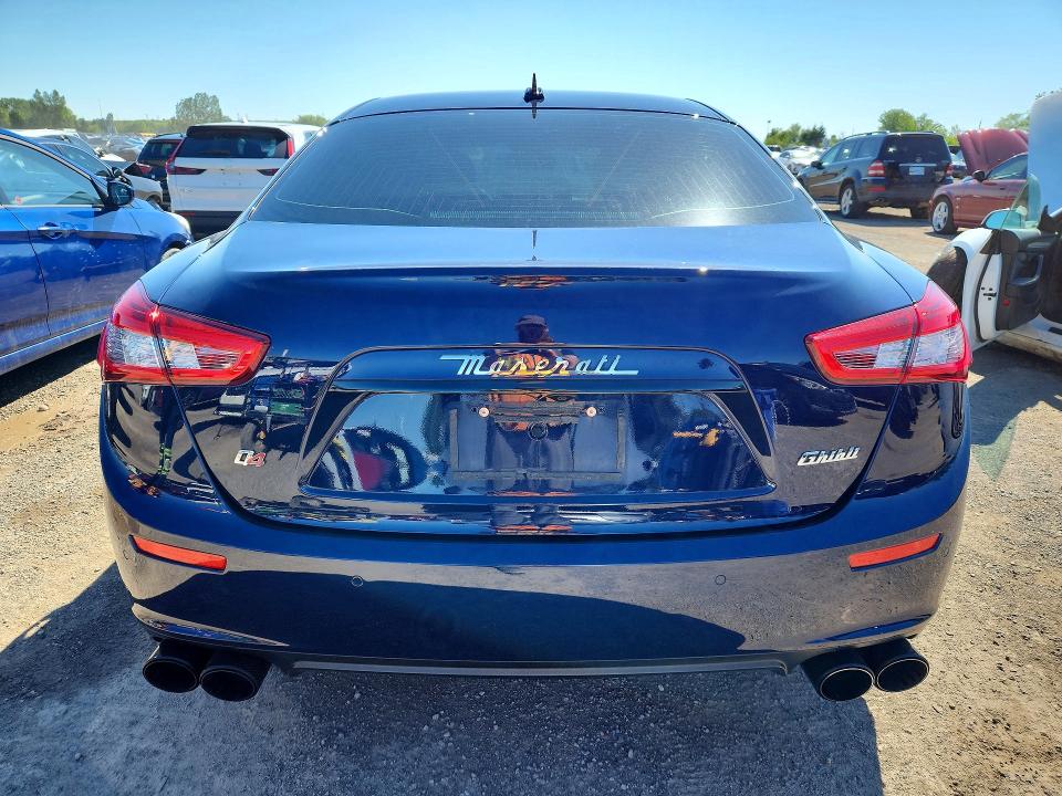 2016 Maserati Ghibli VIN ZAM57RTA2G1187980 COPART salvage auction — MECHANICAL, ON - PERMIT NO BRAND - UNFIT, sold $3,400 on 2026-07-16 (photo 6)