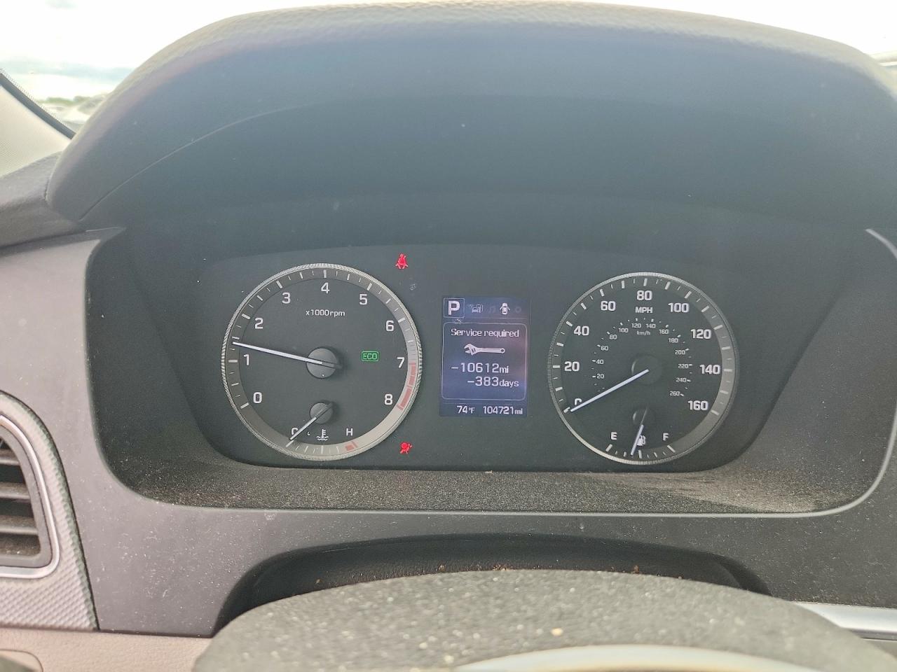 2017 Hyundai Sonata VIN 5NPE24AF7HH450432 COPART salvage auction — Front End, IL - SALVAGE CERTIFICATE, sold $1,500 on 2026-07-09 (photo 9)