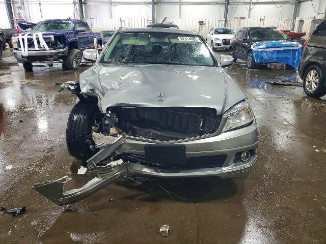 2009 Mercedes-benz C-klasse VIN WDDGF81XX9F204487 COPART salvage auction — FRONT END, Mn - Cert Of Title-Prior Salvage, sold $475 on 2026-08-18 (photo 5)