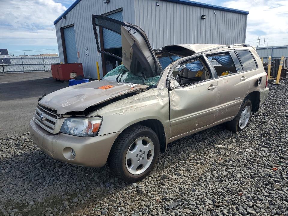 2006 Toyota Highlander VIN JTEEP21A460162500 COPART salvage auction — ALL OVER, WA - BILL OF SALE, sold $125 on 2026-07-08 (photo 1)