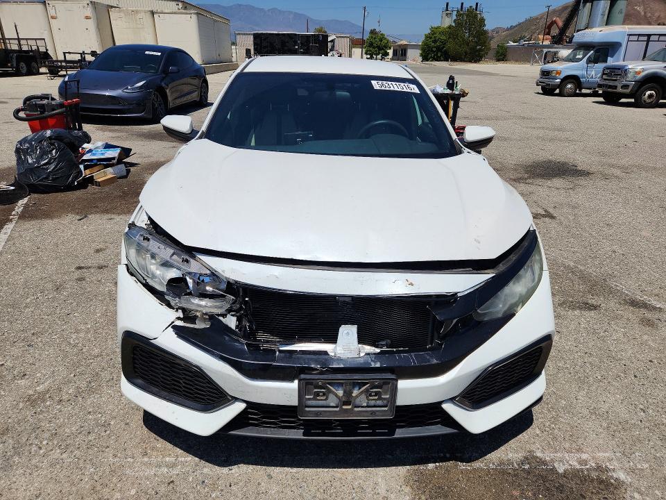 2018 Honda Civic VIN SHHFK7G23JU212235 COPART salvage auction — FRONT END, Salvage Title, sold $90 on 2026-07-24 (photo 5)