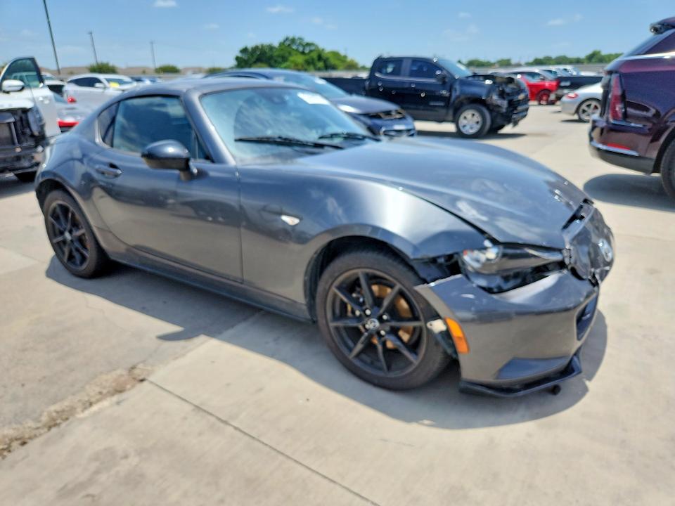 2021 Mazda Mx-5 VIN JM1NDAL73M0455598 COPART salvage auction — FRONT END, Tx - Salvage Vehicle Title, sold $9,500 on 2026-07-30 (photo 4)