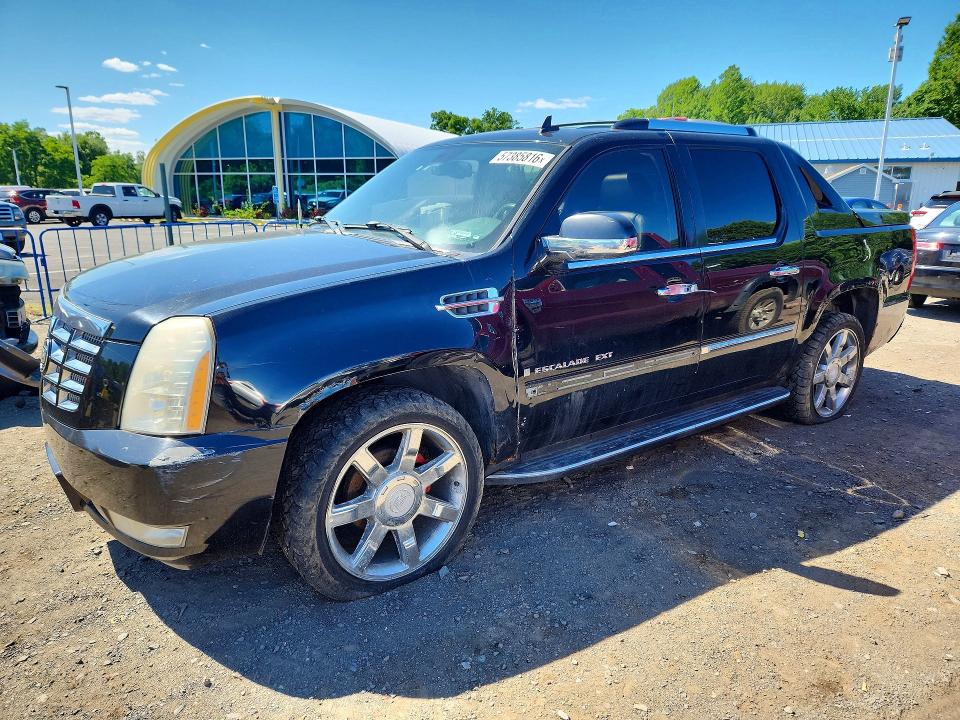 2007 Cadillac Escalade ext VIN 3GYFK62897G229495 COPART salvage auction — FRONT END, Ct - Certificate Of Title, sold $475 on 2026-07-08 (photo 1)