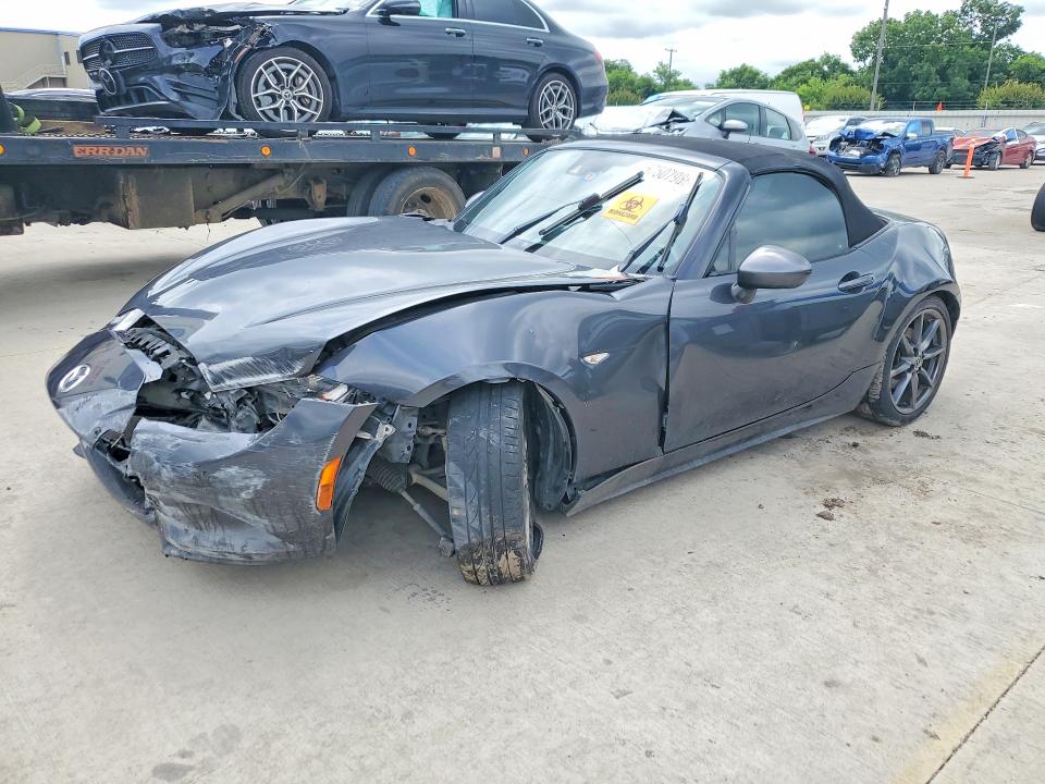 2017 Mazda Mx-5 VIN JM1NDAD71H0119940 COPART salvage auction — FRONT END, Tx - Salvage Vehicle Title, sold $875 on 2026-07-30 (photo 1)