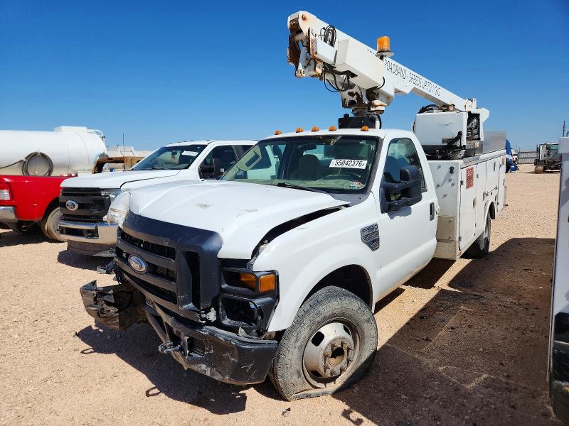 2008 Ford F-350 super duty VIN 1FDWF36588EE43505 COPART salvage auction — FRONT END, TX - SALVAGE VEHICLE TITLE, sold $1,700 on 2026-07-09 (photo 2)