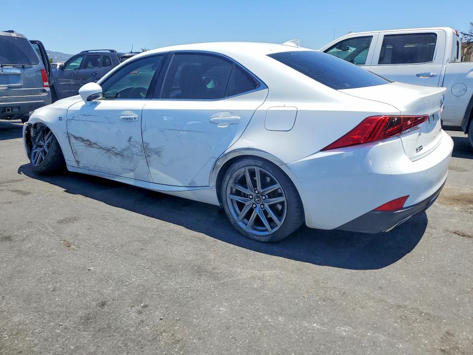 2017 Lexus Is 200t VIN JTHBA1D20H5043130 COPART salvage auction — FRONT END, Ca - Salvage Certificate, sold $7,300 on 2026-07-09 (photo 2)