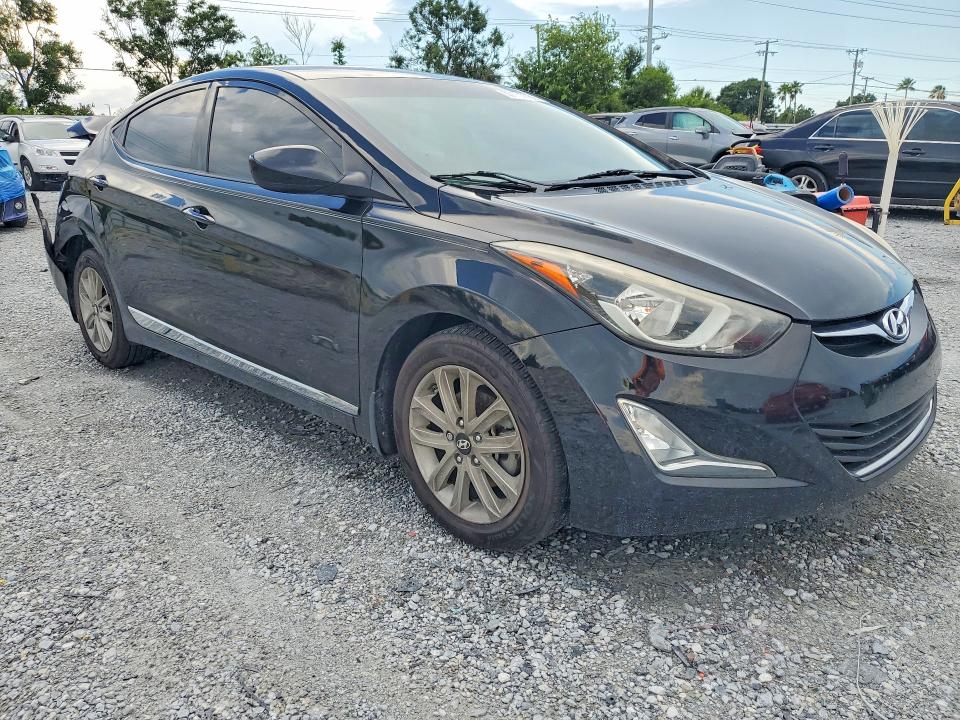 2015 Hyundai Elantra VIN KMHDH4AE1FU278933 COPART salvage auction — REAR END, FL - CERT OF TITLE SLVG REBUILDABLE, sold $1,250 on 2026-07-31 (photo 4)