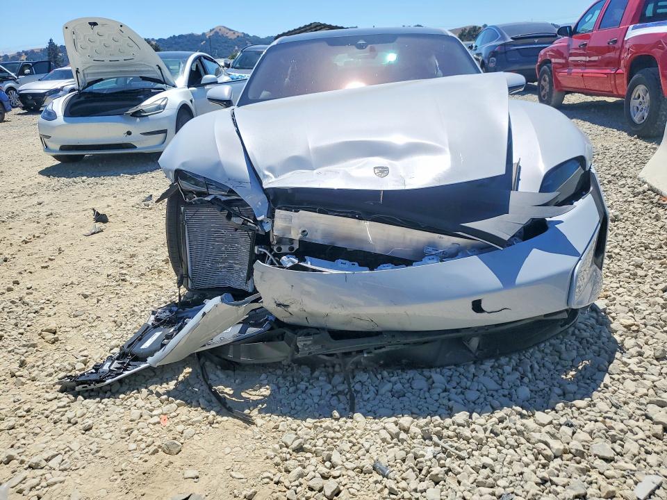 2025 Porsche VIN WP0AC2Y18SSA55567 COPART salvage auction — FRONT END, Ca - Salvage Certificate, sold $56,000 on 2026-08-11 (photo 5)