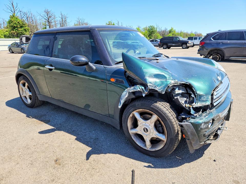 2003 Mini Cooper VIN WMWRC33413TC44094 COPART salvage auction — FRONT END, NY - MV-907A SALVAGE CERTIFICATE, sold $375 on 2026-07-20 (photo 4)