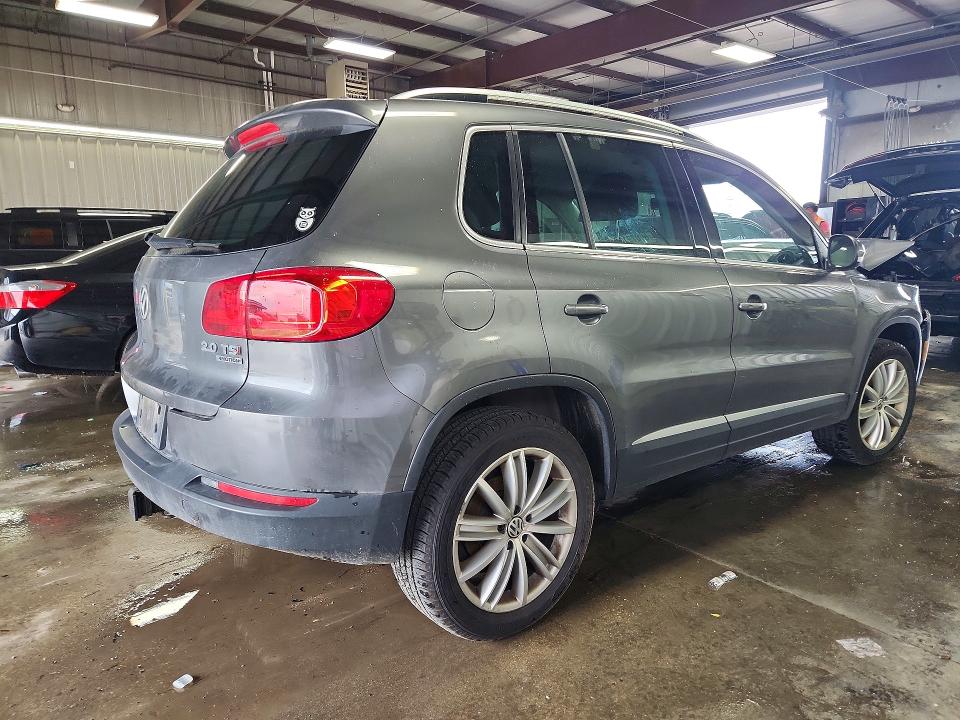 2014 Volkswagen Tiguan VIN WVGBV3AX4EW591814 COPART salvage auction — FRONT END, Il - Salvage Certificate, sold $1,350 on 2026-07-28 (photo 3)