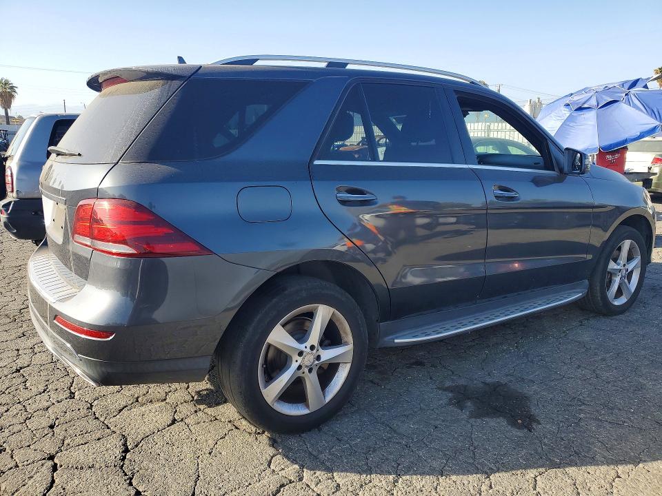 2016 Mercedes-benz Gle VIN 4JGDA5JB5GA754068 COPART salvage auction — MINOR DENT/SCRATCHES, Ca - Dis/Dlr/Exp Only Clean Title (P), sold $5,900 on 2026-07-30 (photo 3)