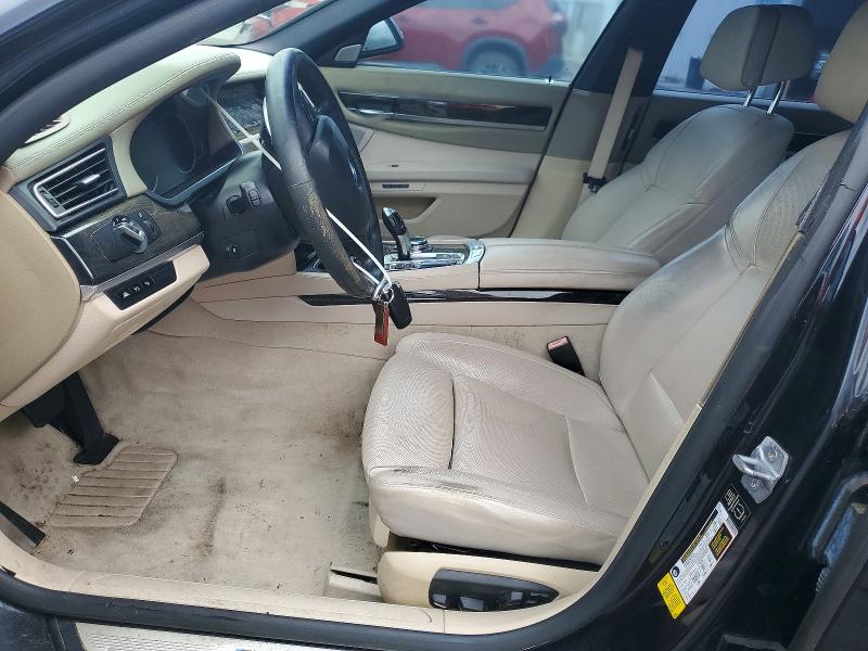 2014 BMW 7er VIN WBAYE4C57ED137940 COPART salvage auction — MECHANICAL, Fl - Certificate Of Title, sold $1,300 on 2026-07-13 (photo 7)