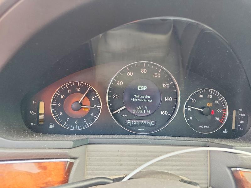2004 Mercedes-benz E-klasse VIN WDBUF65J54A420517 COPART salvage auction — SIDE, Nj - Cert Of Title-Salvage, sold $600 on 2026-07-06 (photo 9)