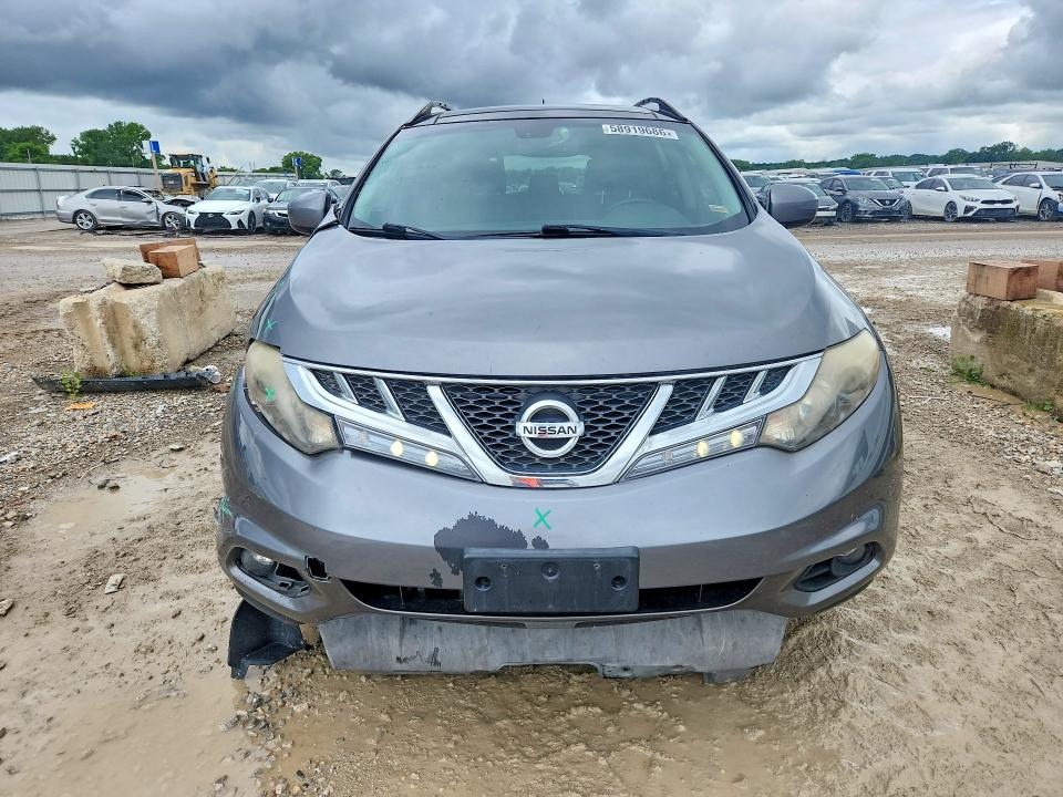 2013 Nissan Murano VIN JN8AZ1MW0DW301194 COPART salvage auction — FRONT END, MO - SALVAGE CERTIFICATE OF TITLE, sold $525 on 2026-07-28 (photo 5)