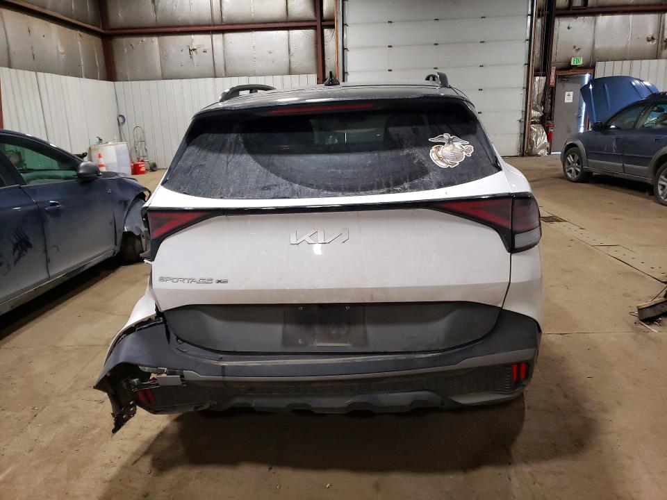 2024 Kia Sportage VIN 5XYK7CDF5RG175713 COPART salvage auction — REAR END, Ak - Bill Of Sale- Salvage, sold $25 on 2026-07-28 (photo 6)