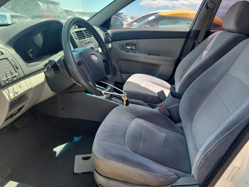2009 Kia Spectra VIN KNAFE222695664225 COPART salvage auction — FRONT END, Ut - Salvage Certificate, sold $150 on 2026-07-31 (photo 7)