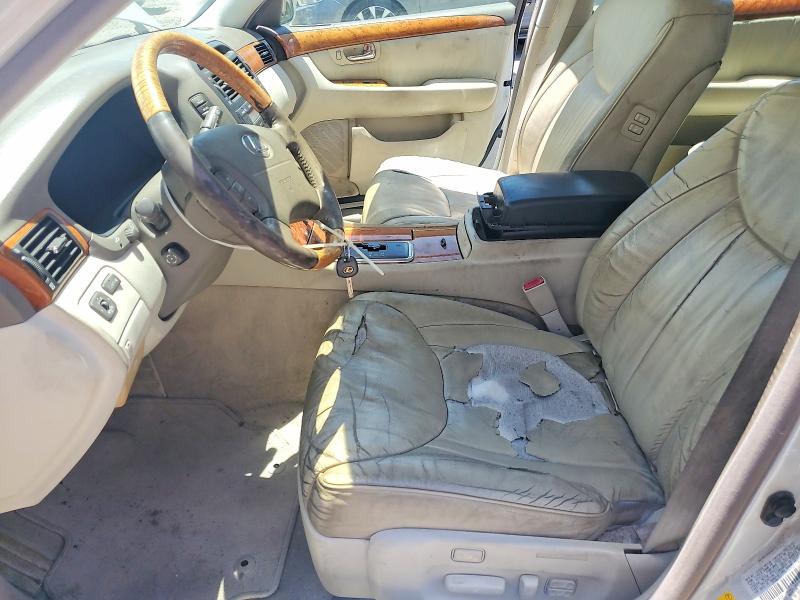 2001 Lexus Ls VIN JTHBN30F210039706 COPART salvage auction — SIDE, Sc - Cert Of Title-Salvage, sold $725 on 2026-07-27 (photo 7)