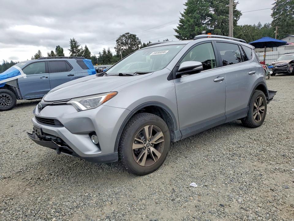 2018 Toyota Rav 4 VIN JTMRFREV3JD243021 COPART salvage auction — REAR END, Wa - Bill Of Sale, sold $4,150 on 2026-07-17 (photo 1)