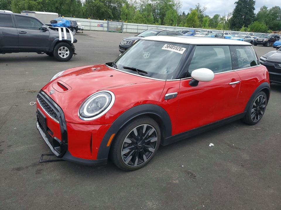 2022 Mini Cooper VIN WMW53DH07N2R47120 — COPART salvage auction photo