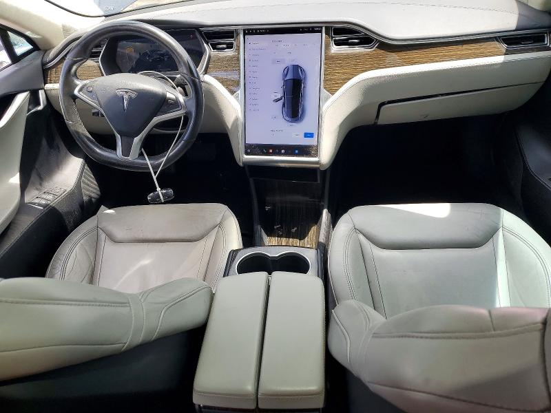 2016 Tesla VIN 5YJSA1E11GF130197 COPART salvage auction — REAR END, Va - Certificate Of Title (P), sold $3,500 on 2026-07-09 (photo 8)