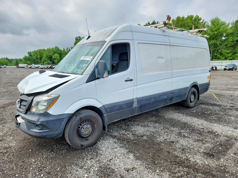 2018 Mercedes-benz Sprinter VIN WD3PE8CD5JP602750 COPART salvage auction — FRONT END, Ny - Mv-907A Salvage Certificate, sold $1,200 on 2026-07-08 (photo 1)