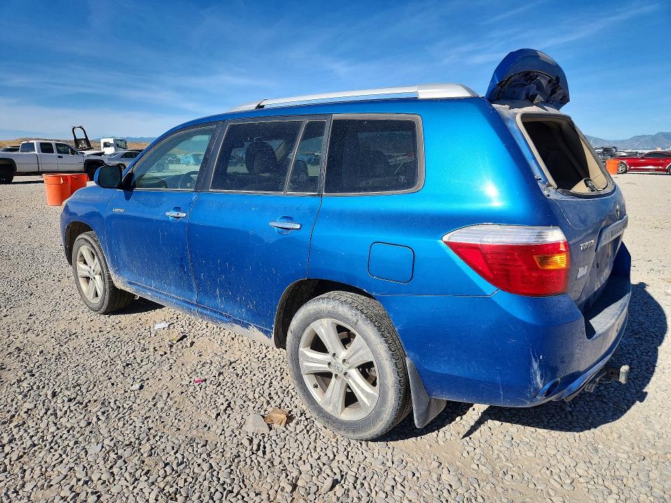 2008 Toyota Highlander VIN JTEES42A382018923 COPART salvage auction — REAR END, Ut - Certificate Of Title, sold $1,850 on 2026-07-24 (photo 2)