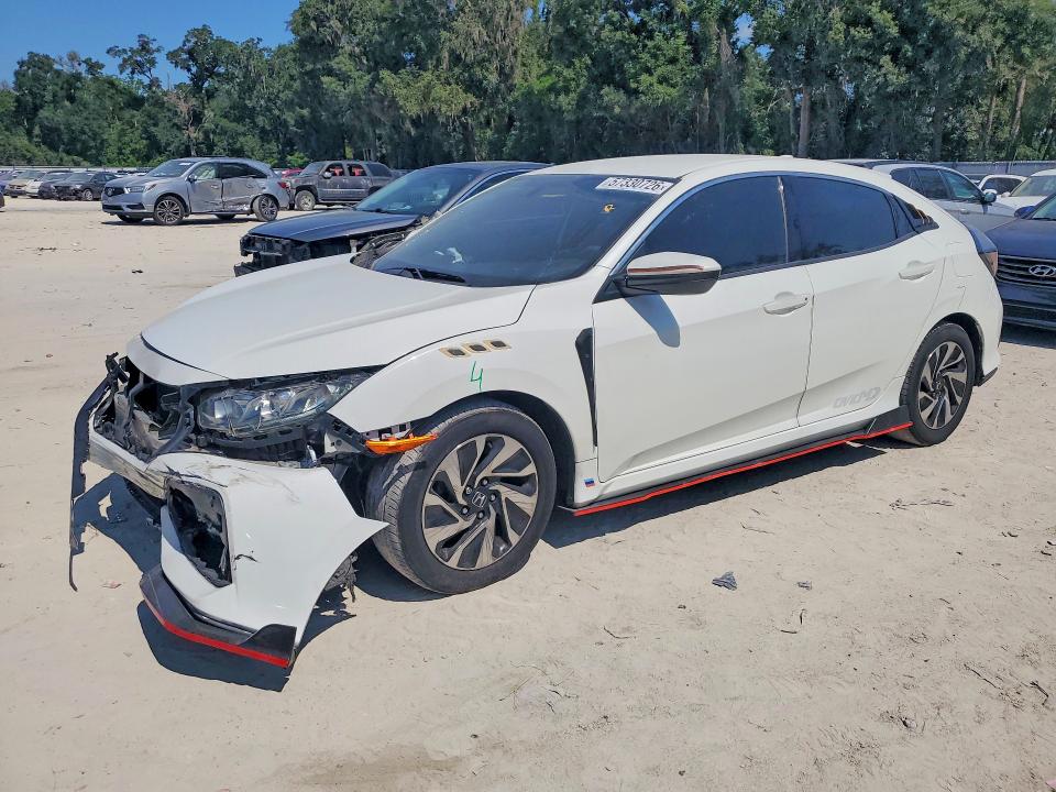 2017 Honda Civic VIN SHHFK7H27HU223005 COPART salvage auction — FRONT END, Fl - Cert Of Title Slvg Rebuildable, sold $3,300 on 2026-07-07 (photo 1)