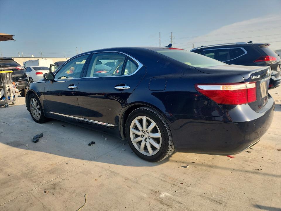 2007 Lexus Ls 460 VIN JTHGL46F975015360 COPART salvage auction — MECHANICAL, Tx - Certificate Of Title, sold $1,100 on 2026-07-31 (photo 2)