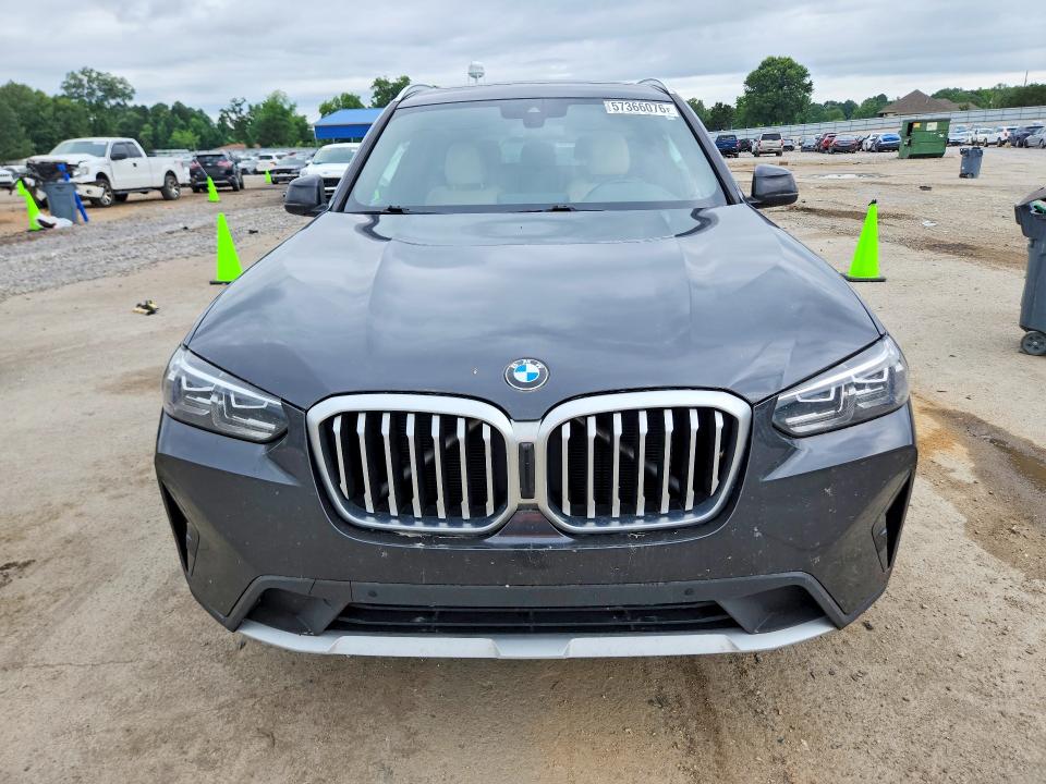 2023 BMW X3 VIN 5UX53DP06P9R23808 COPART salvage auction — REAR END, MS - CERT OF TITLE-SALVAGED (P), sold $14,600 on 2026-07-31 (photo 5)