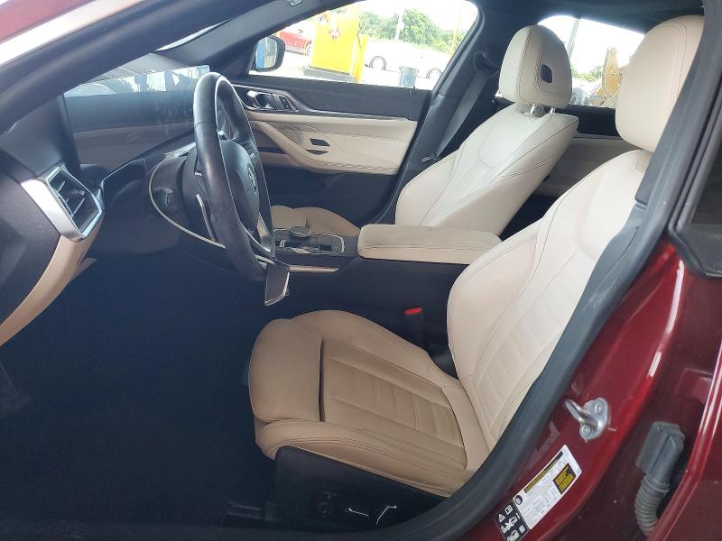 2024 BMW 4er VIN WBA73AV09RFS17378 COPART salvage auction — WATER/FLOOD, Pa - Cert Of Salvage-W=Flood Veh, sold $15,700 on 2026-08-05 (photo 7)