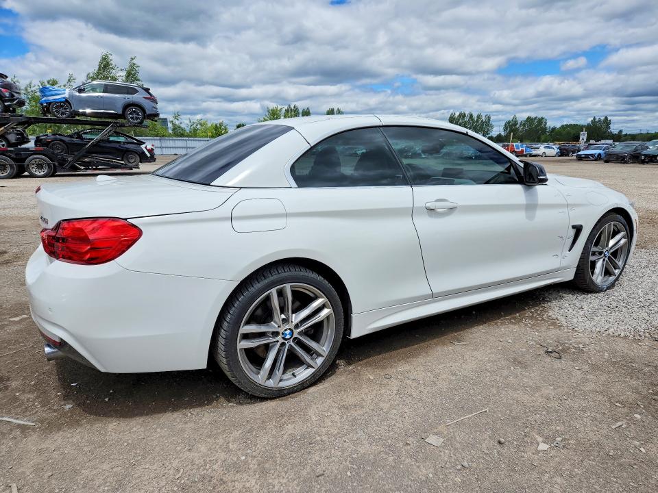 2015 BMW 4er VIN WBA3T7C59FPW79221 COPART salvage auction — MINOR DENT/SCRATCHES, On - Permit Rebuilt - Fit (P), sold $4,050 on 2026-07-03 (photo 3)