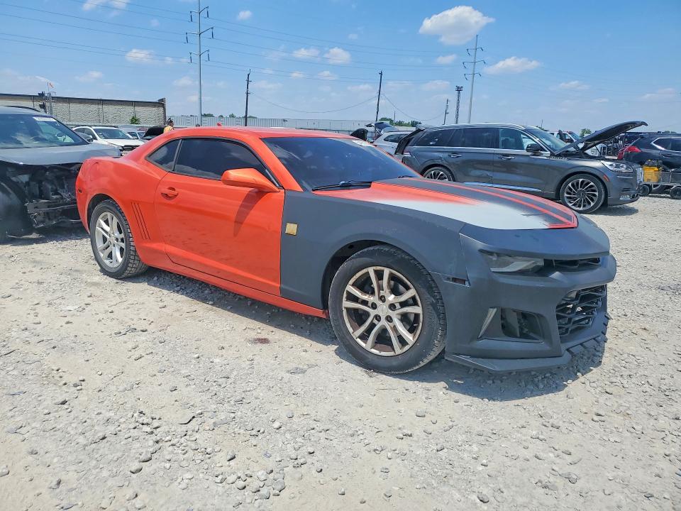 2012 Chevrolet Camaro VIN 2G1FC1E38C9191566 COPART salvage auction — FRONT END, Oh - Dealer Only Salvage Title, sold $1,000 on 2026-07-09 (photo 4)