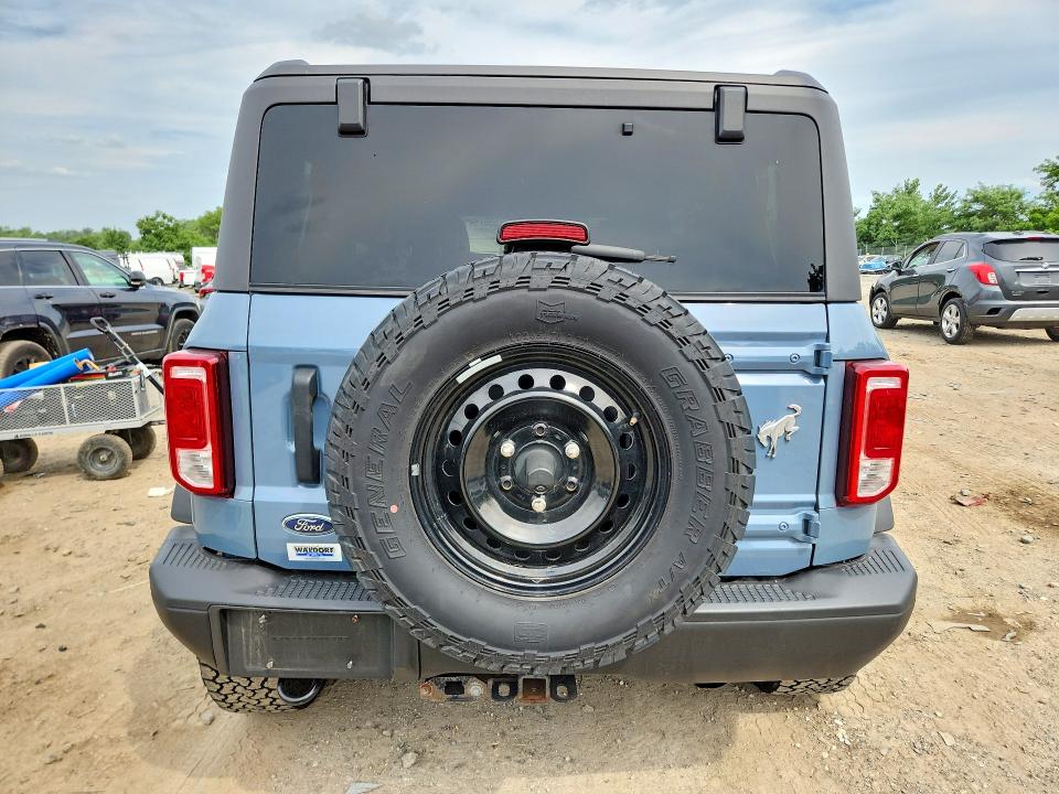 2023 Ford Bronco VIN 1FMEE5BP4PLB15770 COPART salvage auction — FRONT END, MD - CERT OF SALVAGE > 75% DAMAGE, sold $8,400 on 2026-07-30 (photo 6)