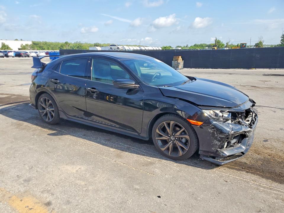 2018 Honda Civic VIN SHHFK7H4XJU204312 COPART salvage auction — FRONT END, Fl - Cert Of Title Slvg Rebuildable, sold $6,700 on 2026-07-09 (photo 4)