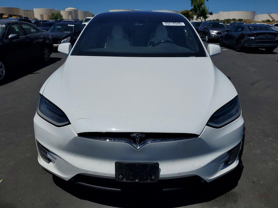 2016 Tesla Model x VIN 5YJXCAE23GF003279 COPART salvage auction — REAR END, Ca - Salvage Certificate, sold $5,600 on 2026-07-13 (photo 5)