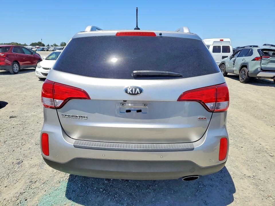2014 Kia Sorento VIN 5XYKT3A63EG478645 COPART salvage auction — FRONT END, Ca - Salvage Certificate, sold $550 on 2026-07-09 (photo 6)