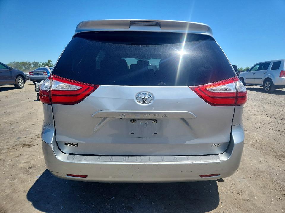2015 Toyota Sienna VIN 5TDYK3DC0FS672147 COPART salvage auction — FRONT END, Va - Cert Of Title - Salvage, sold $1,250 on 2026-07-08 (photo 6)