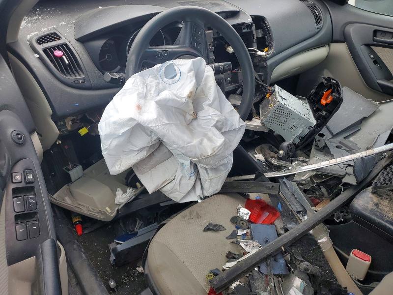 2011 Kia Forte VIN KNAFU5A21B5429078 COPART salvage auction — REAR END, TX - SALVAGE VEHICLE TITLE (P), sold $225 on 2026-07-13 (photo 8)
