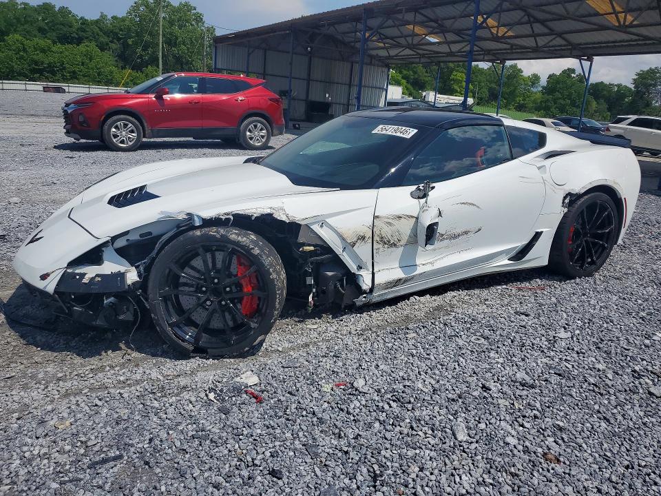 2017 Chevrolet Corvette VIN 1G1YY2D77H5105673 — COPART salvage auction photo