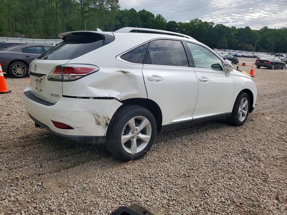 2013 Lexus Rx VIN JTJBK1BA1D2034308 COPART salvage auction — FRONT END, Nc - Salvage Certificate Of Title, sold $275 on 2026-07-24 (photo 3)