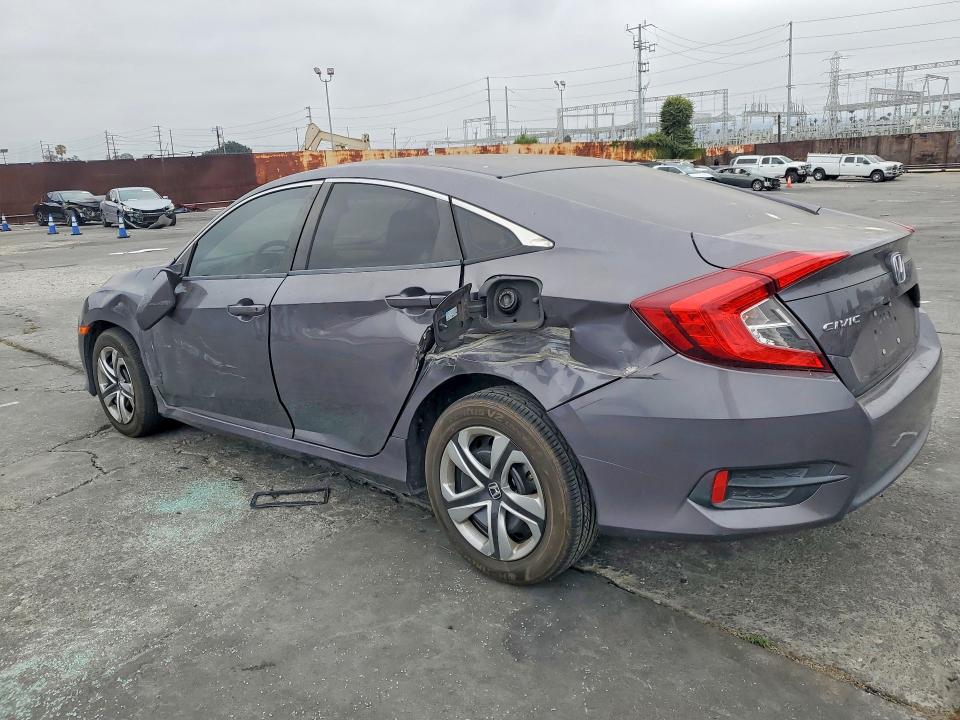 2017 Honda VIN 2HGFC2F50HH502001 COPART salvage auction — REAR END, Ca - Salvage Certificate, sold $3,450 on 2026-07-29 (photo 2)