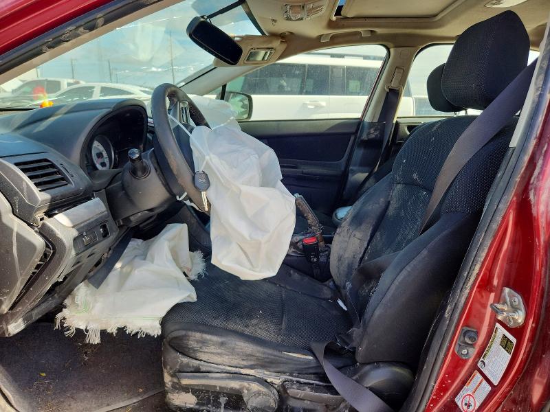 2014 Subaru Impreza VIN JF1GPAD63E8276590 COPART salvage auction — FRONT END, TX - SALVAGE VEHICLE TITLE (P), sold $175 on 2026-07-17 (photo 7)