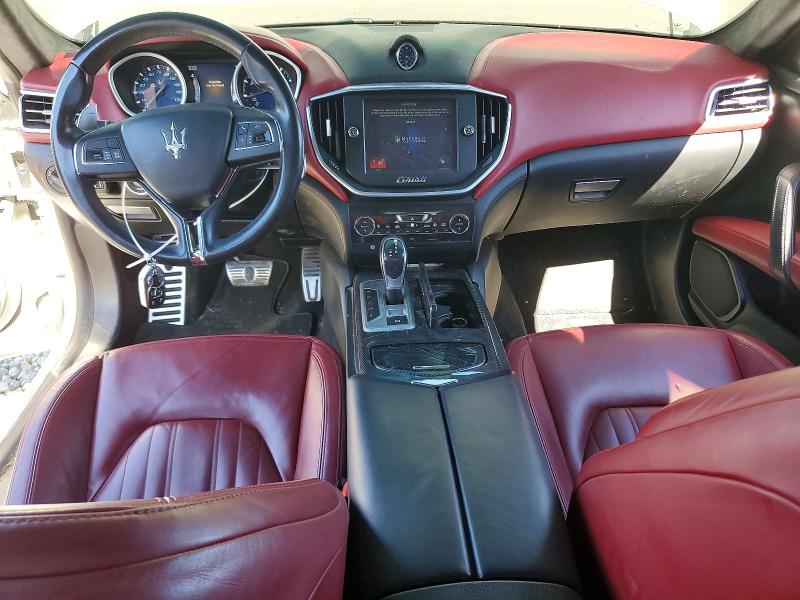 2015 Maserati Ghibli VIN ZAM57RTA5F1131563 COPART salvage auction — FRONT END, Nv - Salvage Title, sold $325 on 2026-07-30 (photo 8)