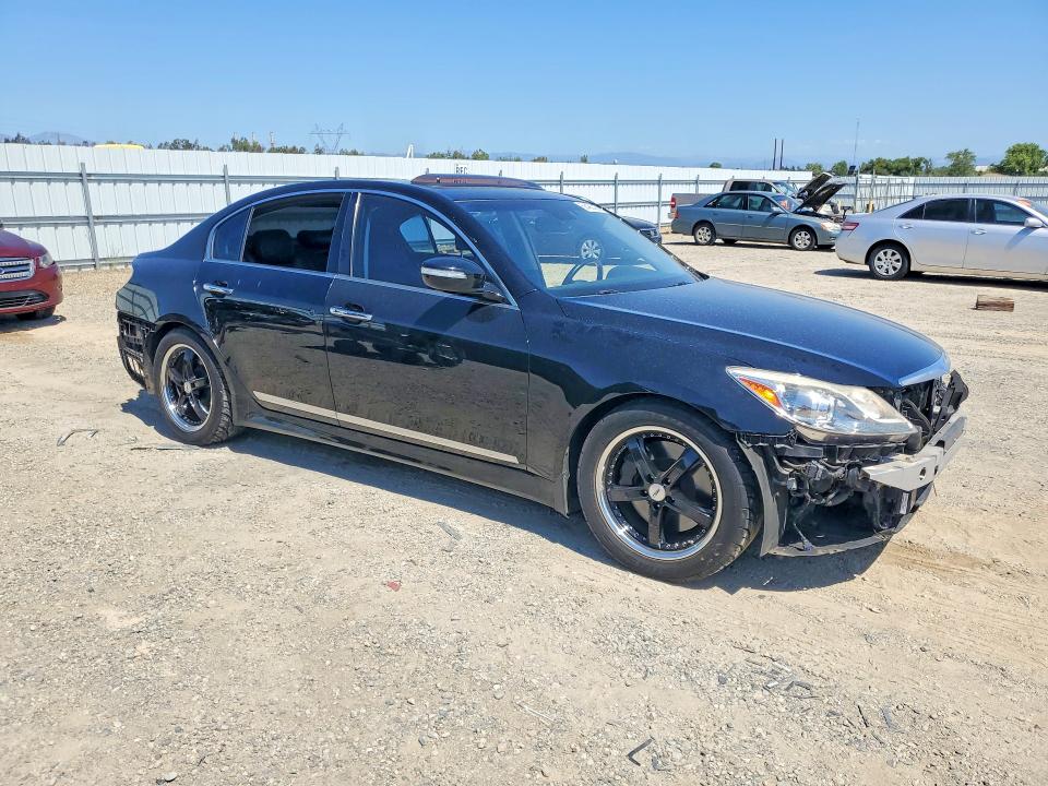 2012 Hyundai Genesis VIN KMHGC4DF5CU202286 COPART salvage auction — ALL OVER, CA - SALVAGE CERTIFICATE, sold $925 on 2026-07-02 (photo 4)