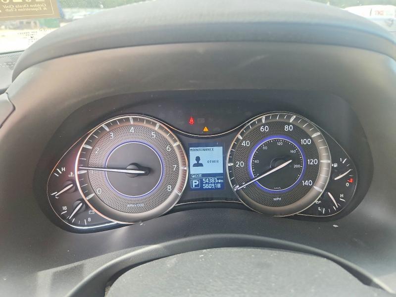 2019 Infiniti VIN JN8AZ2NF8K9689405 COPART salvage auction — FRONT END, Fl - Cert Of Title Slvg Rebuildable, sold $12,100 on 2026-07-07 (photo 9)