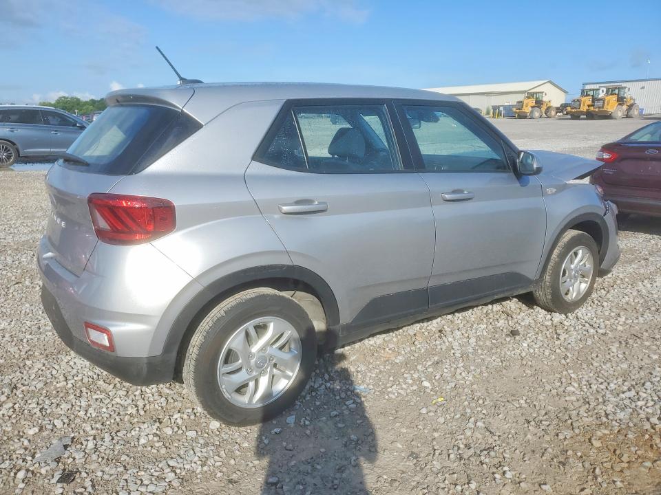 2025 Hyundai Venue VIN KMHRB8A39SU406892 COPART salvage auction — FRONT END, Tn - Salvage Certificate, sold $2,900 on 2026-07-09 (photo 3)
