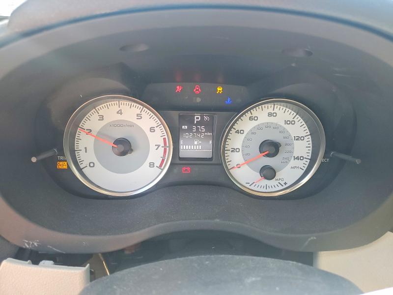 2014 Subaru Impreza VIN JF1GPAS62E8261839 COPART salvage auction — FRONT END, CA - SALVAGE CERTIFICATE, sold $525 on 2026-07-13 (photo 9)
