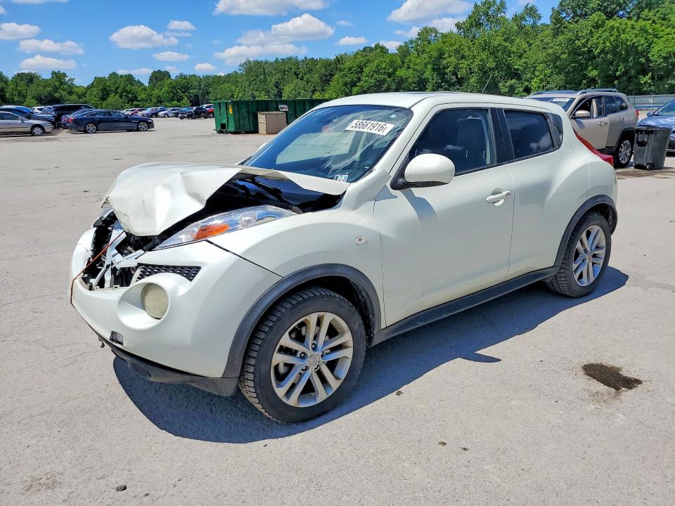 2011 Nissan Juke VIN JN8AF5MV6BT029112 COPART salvage auction — FRONT END, Pa - Certificate Of Salvage, sold $575 on 2026-07-23 (photo 1)