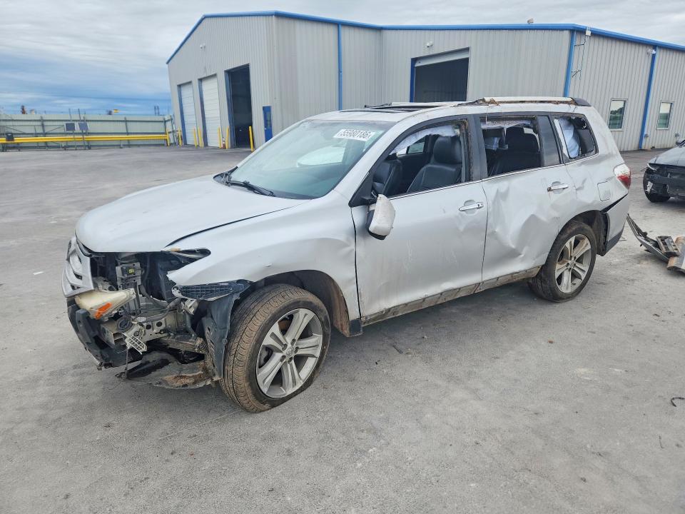 2013 Toyota Highlander VIN 5TDYK3EH9DS129306 COPART salvage auction — ALL OVER, Ok - Cert Of Title-Salvage, sold $2,350 on 2026-07-08 (photo 1)